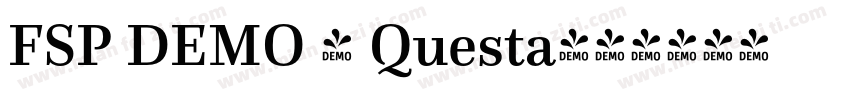 FSP DEMO - Questa字体转换